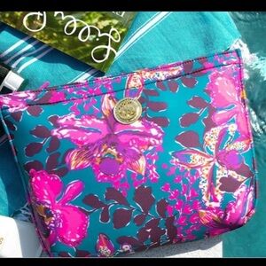 Lilly Pulitzer Orchid Neoprene Pouch